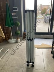 CLK 3x3 Katlanabilir Tente Gazebo Portatif Çadır 30 mm 2 Yan Pencereli 1 Yan Aksesuarsız 1 Yan Kapılı Bordo
