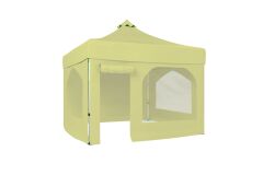 CLK 4x4 40 mm Katlanabilir Tente Gazebo Çadır Gazebo Çadır 2 Yan Pencereli 1 Yan Aksesuarsız 1 Yan Kapı ve Pencereli