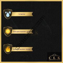 CLK 4x6 40 mm Katlanabilir Tente Gazebo Çadır Gazebo Çadır 3 Yan Kapalı