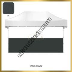 CLK 4x8 40 mm Katlanabilir Tente Gazebo Çadır Gazebo Çadır 1 Tam Duvar 2 Yarım Duvar