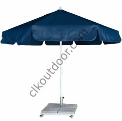 CLK 3,5 Metre Yuvarlak Mega Q60 Şemsiye Bahçe Cafe Havuz Otel Restorant Şemsiyeleri Turuncu - İstemiyorum