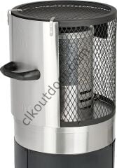 CLK Kısa Fener Soba Tüplü Ortam Dış Mekan Bahçe Isıtıcı Inox-Siyah Paslanmaz