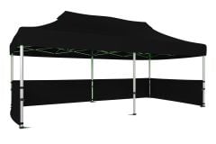 CLK 3x6 40 mm Katlanabilir Tente Gazebo Çadır Gazebo Çadır 3 Kenar Yarım Duvarlı