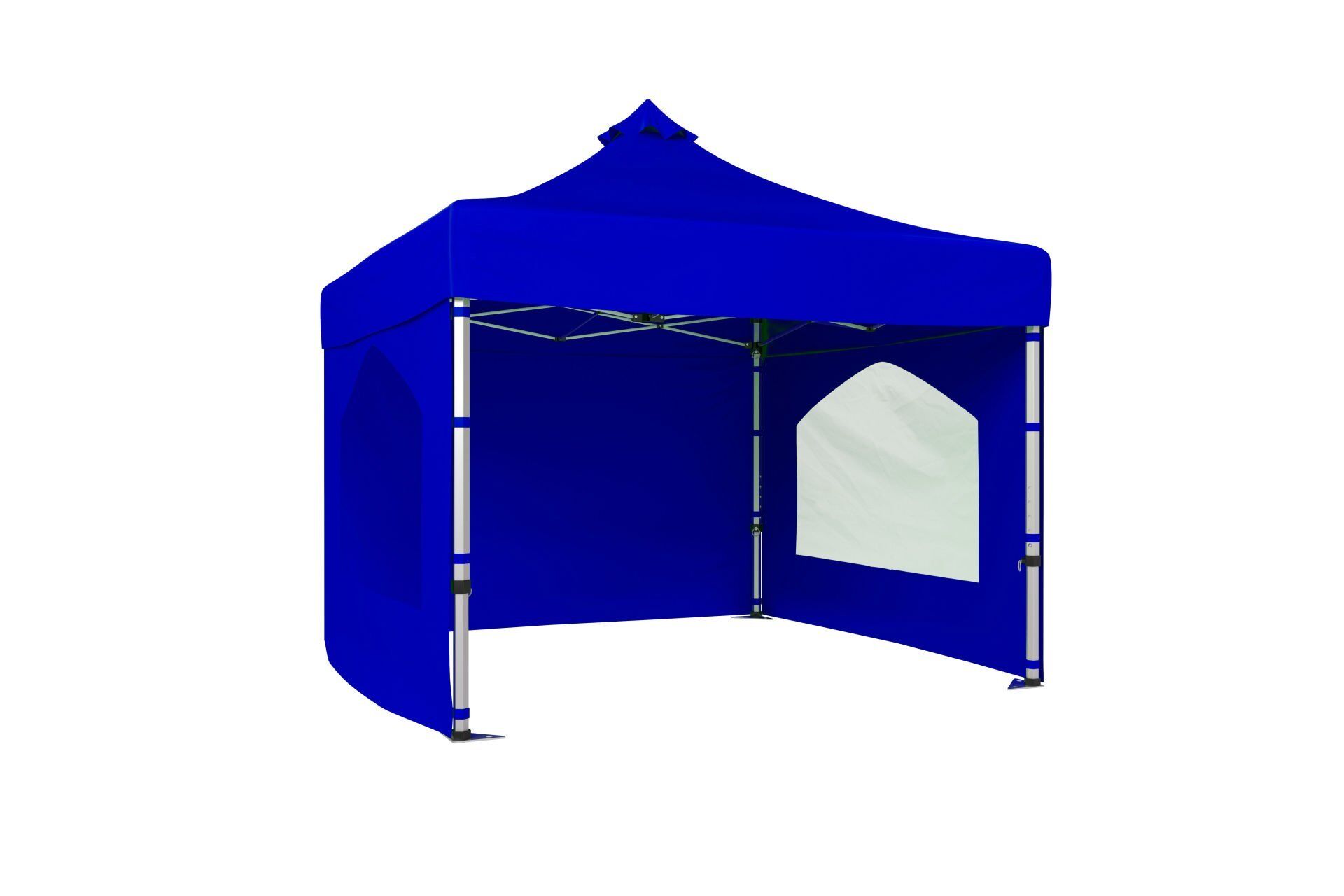 CLK 3x3 40 mm Katlanabilir Tente Gazebo Çadır Gazebo Çadır 3 Yan Duvarlı 2 Pencereli