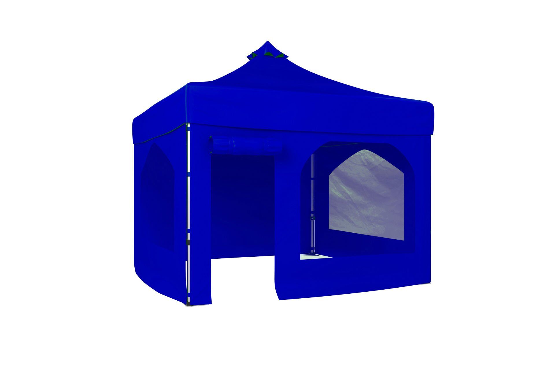 CLK 3x3 40 mm Katlanabilir Tente Gazebo Çadır Gazebo Çadır 2 Yan Pencereli 1 Yan Aksesuarsız 1 Yan Kapı ve Pencereli