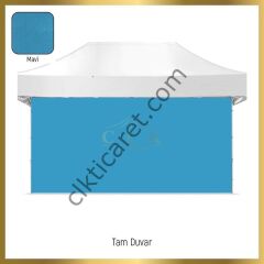 CLK 3x4,5 40 mm Katlanabilir Tente Gazebo Çadır Gazebo Çadır 1 Tam Duvar 2 Yarım Duvar