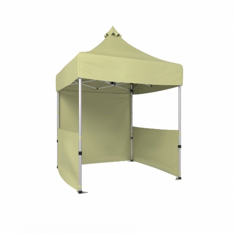 CLK 2x2 40mm Alüminyum Katlanabilir Tente Gazebo Çadır 1 Tam 2 Yarım Duvar