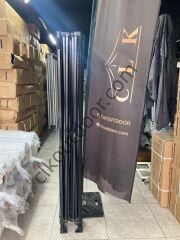 CLK 4x4 40 mm Katlanabilir Tente Gazebo Çadır Gazebo Çadır Çelik 1 Tam Duvar 2 Yarım Duvar