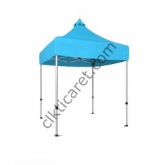 CLK 2x2 Katlanabilir Tente Gazebo Portatif Çadır Açık Mavi (Turkuaz)
