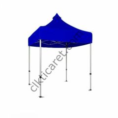 CLK 2x2 Katlanabilir Tente Gazebo Portatif Çadır Saks Mavi