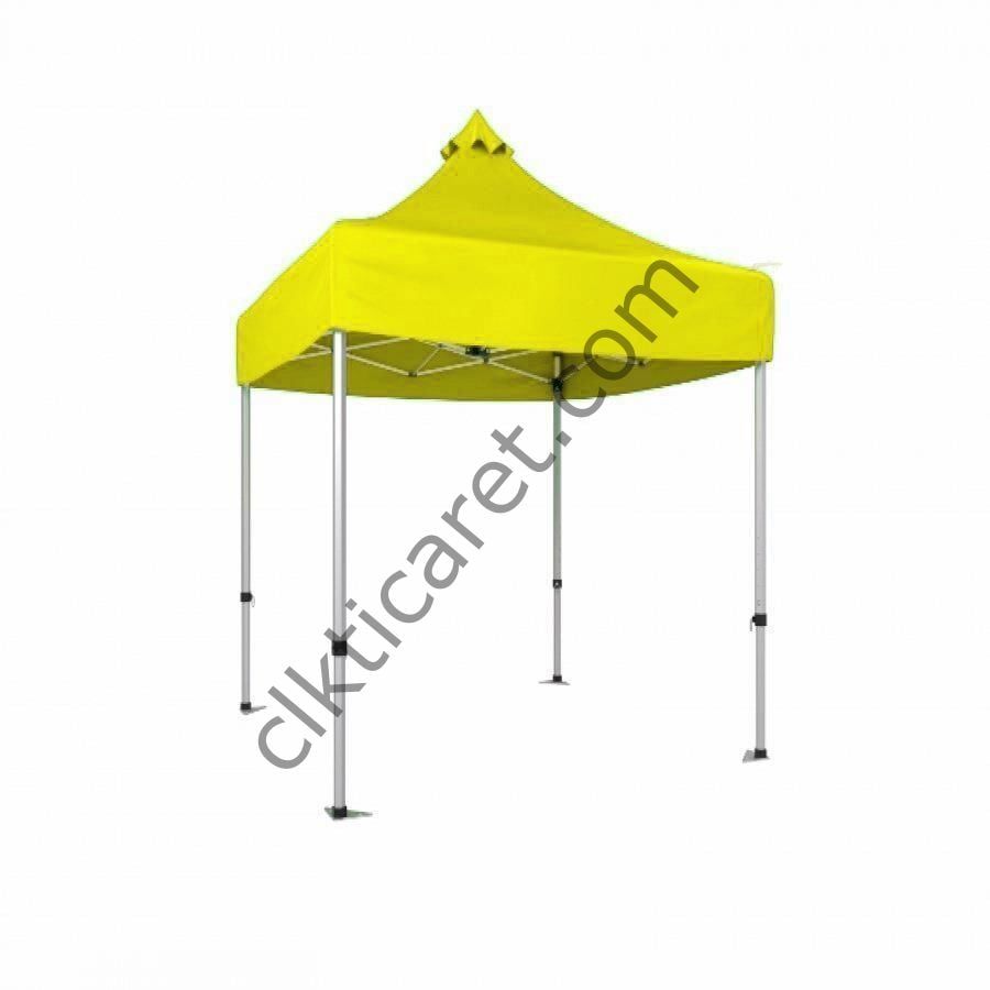 CLK 2x2 Katlanabilir Tente Gazebo Portatif Çadır Sarı