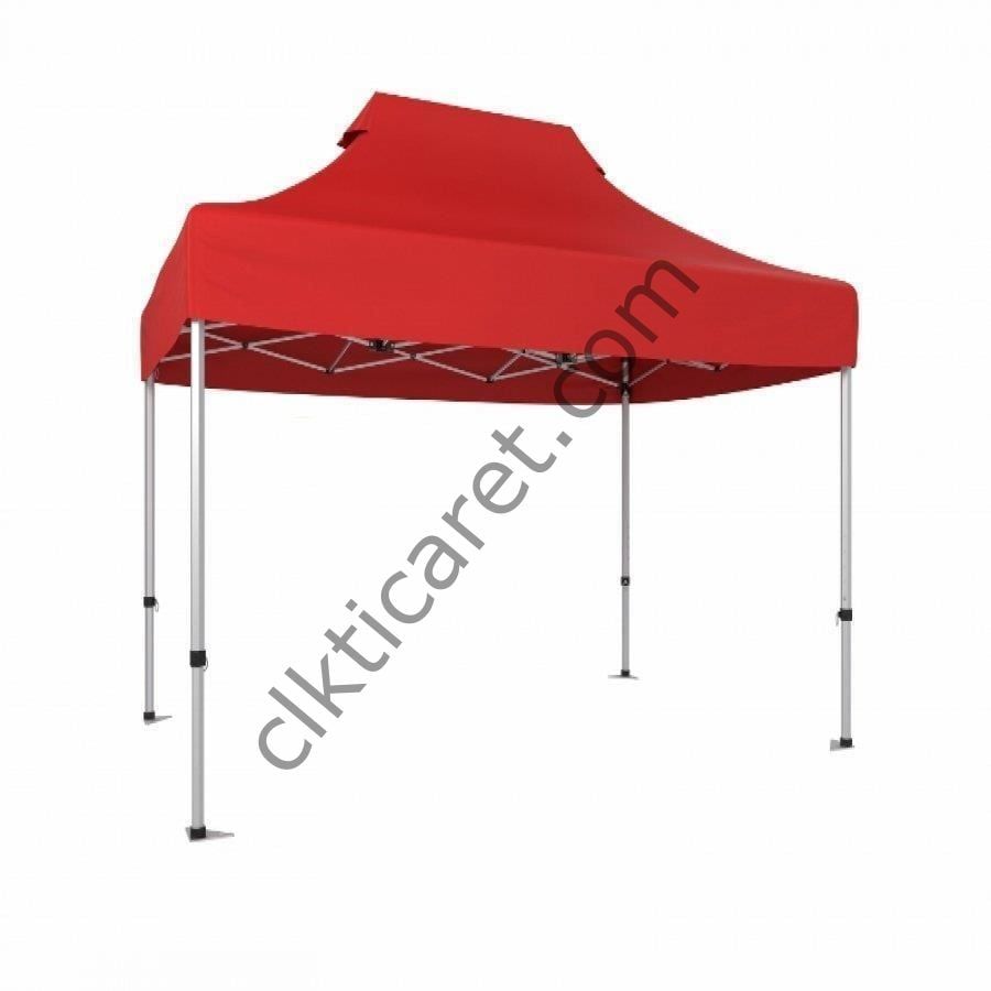 CLK 2x3 Katlanabilir Tente Gazebo Portatif Çadır Kırmızı