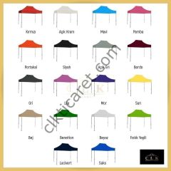 CLK 2x3 Katlanabilir Tente Gazebo Portatif Çadır Lacivert