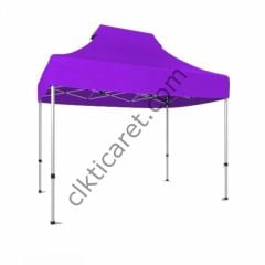 CLK 2x3 Katlanabilir Tente Gazebo Portatif Çadır Lila