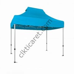 CLK 2x3 Katlanabilir Tente Gazebo Portatif Çadır Açık Mavi (Turkuaz)