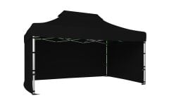 CLK 3x4,5 40mm Alüminyum Katlanabilir Tente Gazebo Çadır 3 Kenar Kapalı