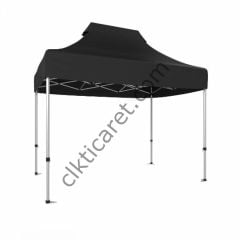 CLK 2x3 Katlanabilir Tente Gazebo Portatif Çadır Siyah