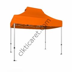 CLK 2x3 Katlanabilir Tente Gazebo Portatif Çadır Turuncu