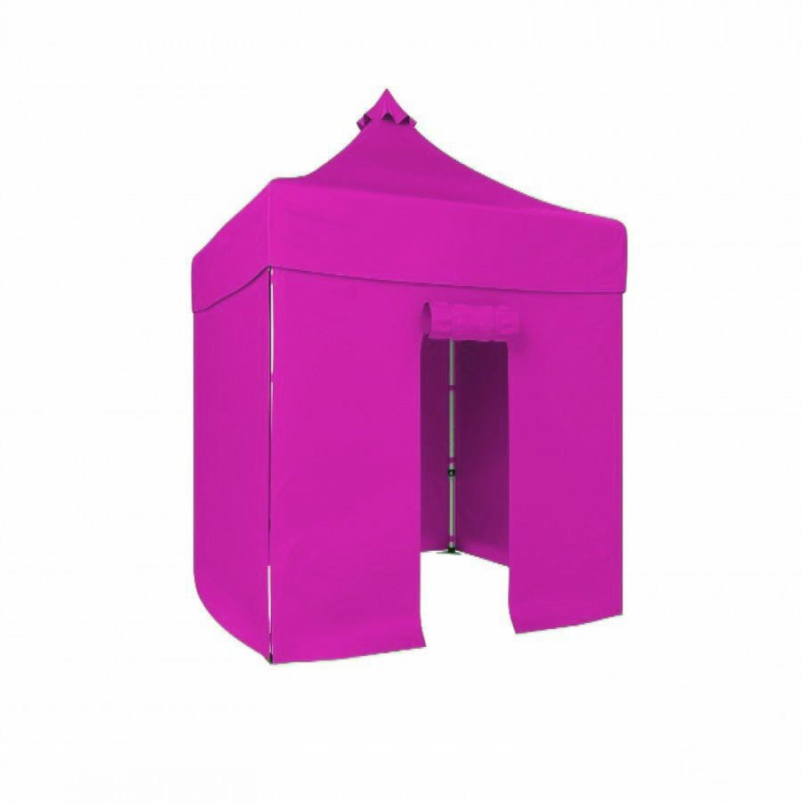 CLK 2,5x 2,5 52mm Kalın Alüminyum Katlanabilir Tente Gazebo Çadır 3 Yan Kapalı 1 Kapılı