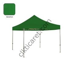 CLK 3x3 Katlanabilir Tente Gazebo Portatif Çadır 30mm Gazebo Çadır Benetton Yeşil
