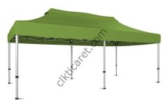 CLK 3x6 30 mm Katlanabilir Tente Gazebo Portatif Çadır Haki Askeri Yeşil