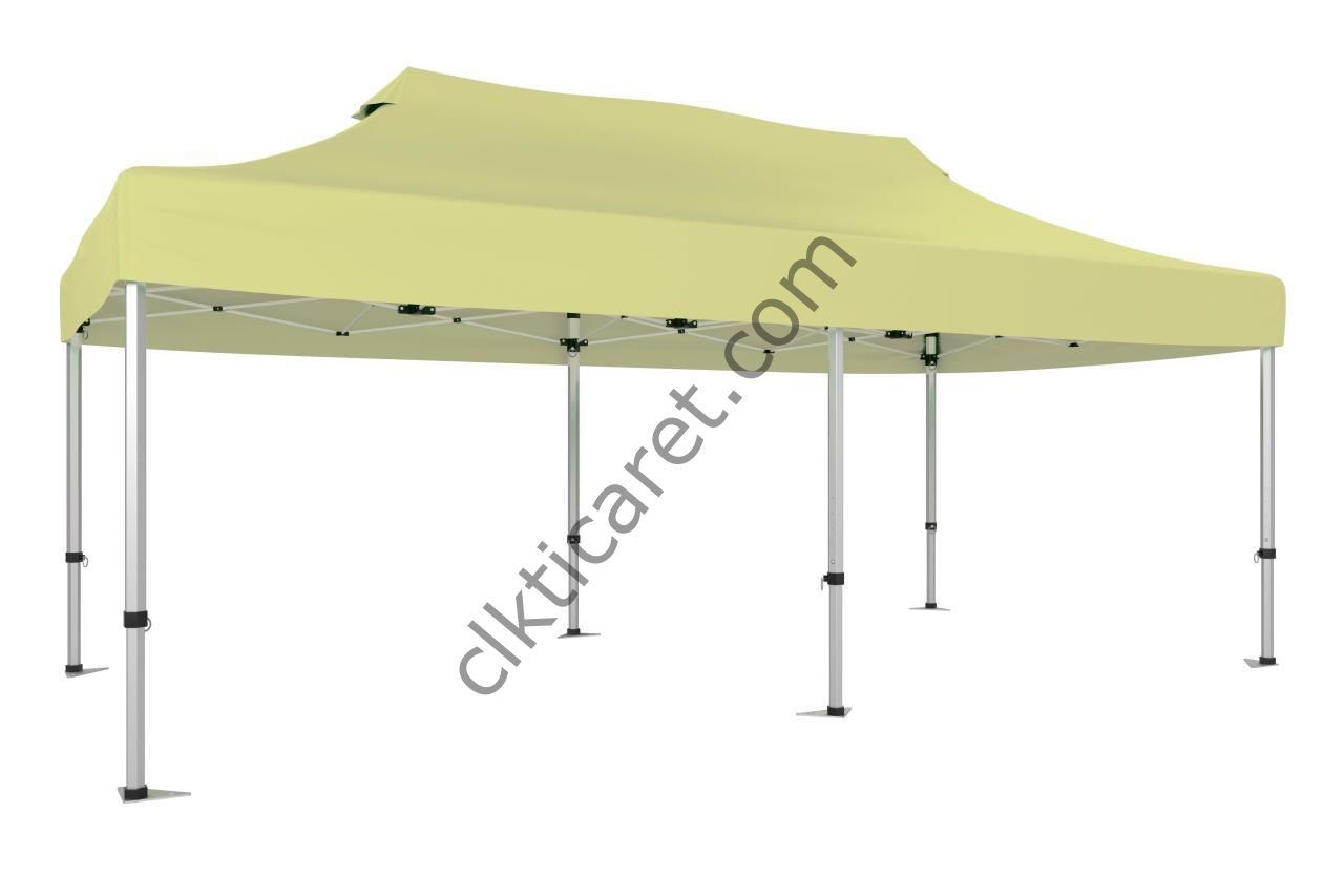 CLK 3x6 30 mm Katlanabilir Tente Gazebo Portatif Çadır Krem
