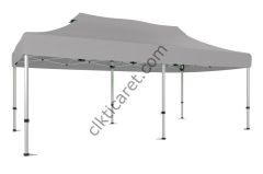 CLK 3x6 30 mm Katlanabilir Tente Gazebo Portatif Çadır Açık Gri
