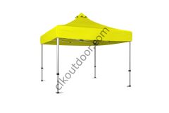 3x3 Metre Kısa Bagaj Boy 115 cm Katlanabilir Gazebo Çadır Çardak Tente Sarı