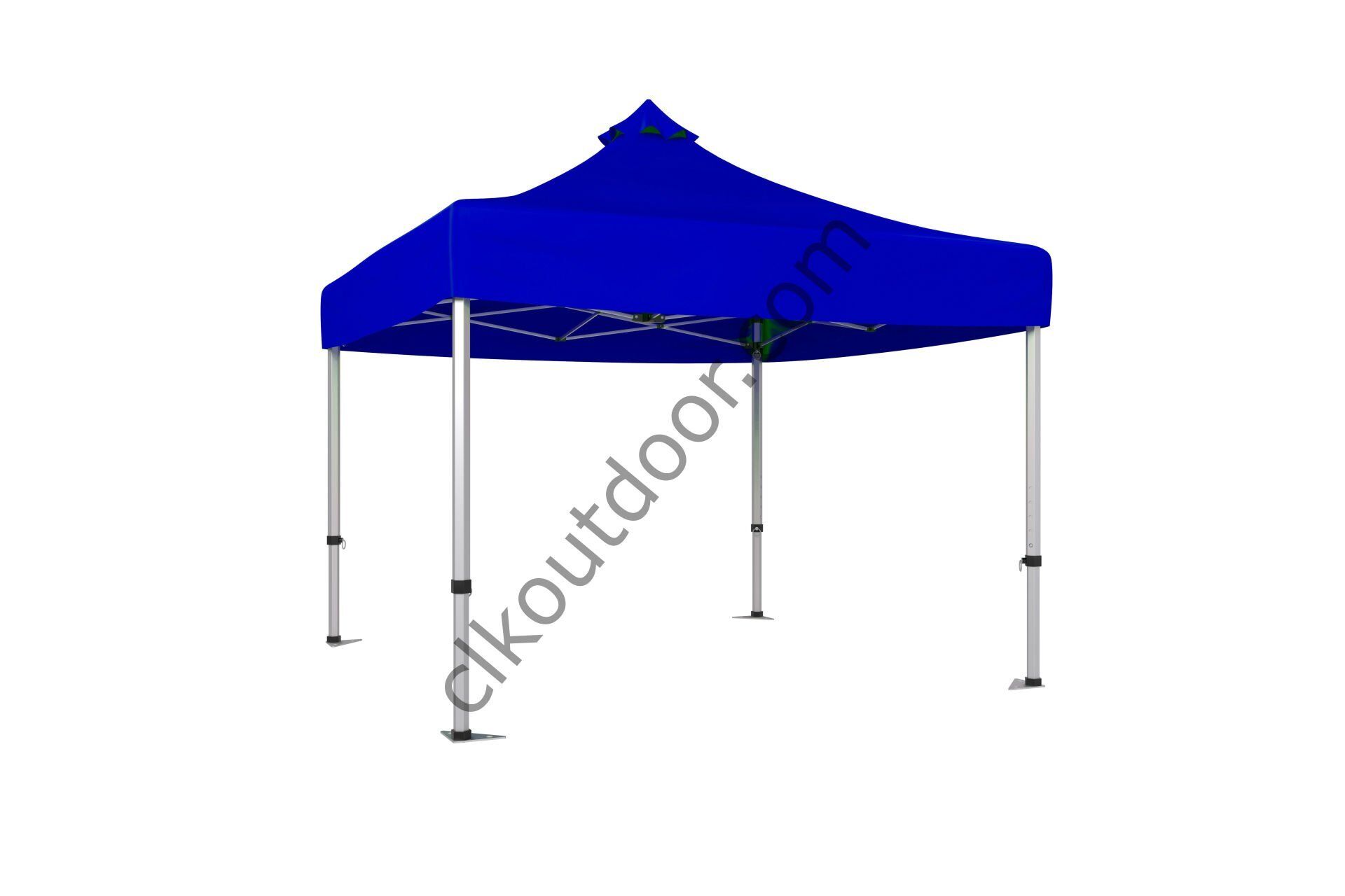 3x3 Metre Kısa Bagaj Boy 115 cm Katlanabilir Gazebo Çadır Çardak Tente Saks Mavi