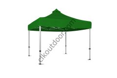 3x3 Metre Kısa Bagaj Boy 115 cm Katlanabilir Gazebo Çadır Çardak Tente Benetton Yeşil