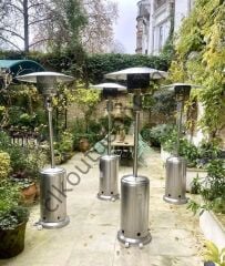 CLK Palmiye Soba Kiralık Tüplü Mantar Şapkalı Ortam Bahçe Isıtıcısı Kiralama