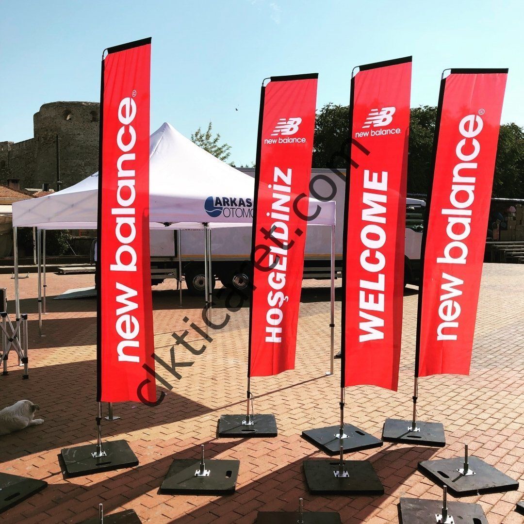 CLK Square L Bayrak Baskılı Flama Bayrak İmalatı Satışı