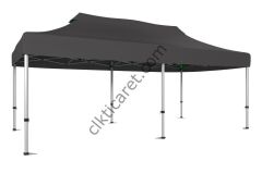 CLK 3x6 40mm Alüminyum Katlanabilir Tente Gazebo Çadır Gri