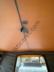 CLK 3x3 30mm Katlanır Portatif Gazebo Kamp Çadır Turuncu