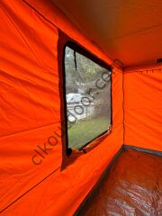 CLK 3x3 30mm Katlanır Portatif Gazebo Kamp Çadır Turuncu