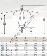 CLK Queen Bacalı Krank Teleskopik Logo Baskılı Şemsiye İmalatı ve Satışı
