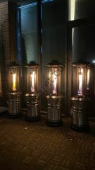 CLK Tüplü Fener Soba Tüplü Dekoratif Bahçe Isıtıcı Çelik Inox Paslanmaz