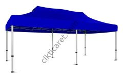CLK 3x6 40 mm Katlanabilir Tente Gazebo Çadır Gazebo Çadır Saks Mavi