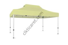 CLK 3x4,5 30 mm Katlanabilir Tente Gazebo Portatif Çadır Krem