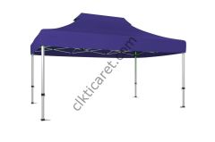 CLK 3x4,5 30 mm Katlanabilir Tente Gazebo Portatif Çadır Lacivert