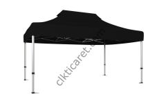 CLK 3x4,5 30 mm Katlanabilir Tente Gazebo Portatif Çadır Siyah