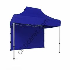 CLK 2x3 Katlanabilir Tente Gazebo Portatif Çadır Arkası Kapalı Saks Mavi