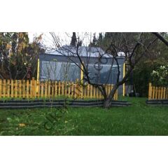 CLK 3x6 mt Karavan Çadırı Kış Bahçesi 40 mm Alüminyum Profil Portatif Katlanabilir Tente İstemiyorum - Standart Donanım