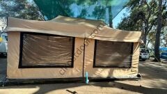 CLK 3x6 mt Karavan Çadırı Kış Bahçesi 52 mm Alüminyum Profil Portatif Katlanabilir Tente Sök-Tak Alt Zemin Branda