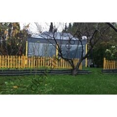 CLK 3x6 mt Karavan Çadırı Kış Bahçesi 52 mm Alüminyum Profil Portatif Katlanabilir Tente Sök-Tak Alt Zemin Branda