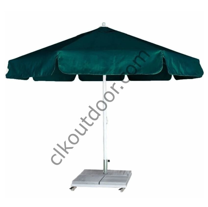 CLK 4 Metre Yuvarlak Mega Q60 Şemsiye Bahçe Cafe Havuz Otel Restorant Şemsiyeleri