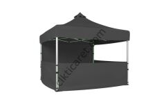 CLK 4x4 40 mm Katlanabilir Tente Gazebo Çadır Gazebo Çadır 1 Tam Duvar 3 Yarım Duvar Gri