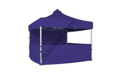 CLK 4x4 40 mm Katlanabilir Tente Gazebo Çadır Gazebo Çadır 1 Tam Duvar 3 Yarım Duvar Lacivert