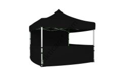 CLK 4x4 40 mm Katlanabilir Tente Gazebo Çadır Gazebo Çadır 1 Tam Duvar 3 Yarım Duvar Siyah
