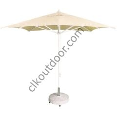 CLK 2x2 mt Mega Şemsiye Q50 Bahçe Cafe Otel Havuz Plaj Şemsiyeleri Siyah - İstemiyorum